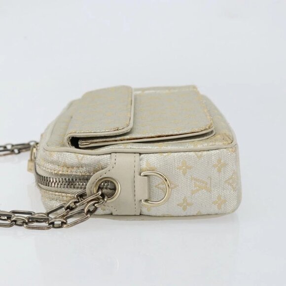 LOUIS VUITTON Monogram Shine Chain McKenna Bag Silver - Picture 4 of 15